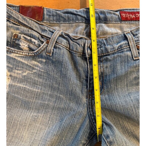 Vintage Blue 2 by Antik Denim Jeans 30 Made in USA Flare - Picture 6 of 11
